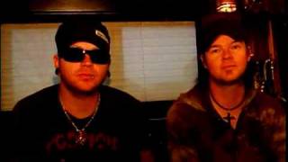 Hinder interview on tour bus with Mike Rodden and Mark King