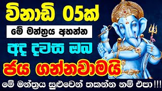 Shree Ganesha Mantra | මහා ගණපති මන්ත්‍රය | om gan ganpataye namo namah jai ganesh jai ganesh deva