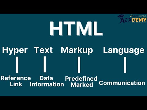 HTML Hypertext Markup Language - YouTube