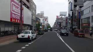 札幌市西区　地下鉄琴似駅～琴似栄町通～下手稲通交差点～新川通交差点　ドライブ　hokkaido　sapporo