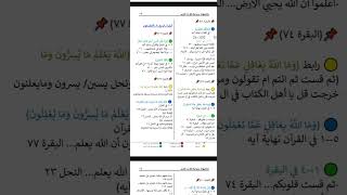 متشابهات صفحة 11 من القرآن سورة البقرة شرح كتاب متشابهات وروابط القرآن الكريم ‎@sallyalaaeldin1112 