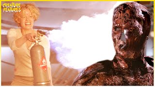 Fighting Caine With A Flamethrower | Hollow Man | Creature Features