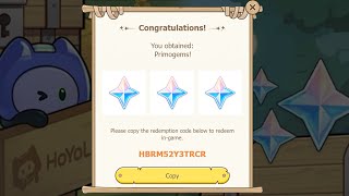 Did you get Primogems from this event too?? Genshin Impact Code