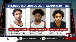 UNK men's basketball signs trio of Omaha natives