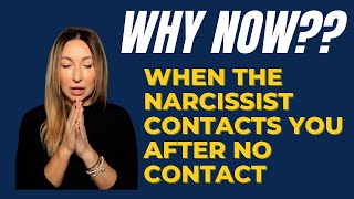 Why NOW?? The Narcissist Contacts You After NO Contact