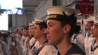 HMAS Adelaide L01 Commissioning