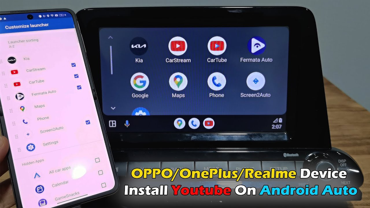 Any Oppo Oneplus Realme Device Install On Android Auto Youtube