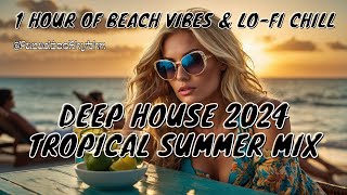 Deep House 2024 Tropical Summer Mix | 1 Hour of Beach Vibes & Lo-Fi Chill