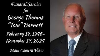 Tom Barnett - Funeral Service (Main Camera)