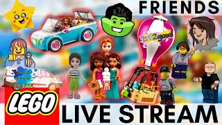 SATURDAY LIVE STREAM - BUILDING LEGO FRIENDS SETS WITH FRIENDS!
