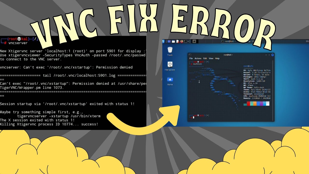 Tutorial Cara Fix Error Di Vnc Server Semua Device - YouTube