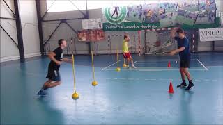 Handball pass and coordination