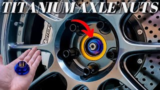 Installing Titanium Axle Nuts On My Subaru STI