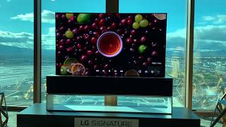 First look at LG's new  OLED R - the world's first rollable TV
