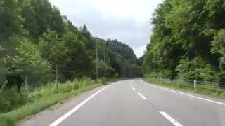 【等速】　陸別町～置戸町(おけと勝山温泉 ゆうゆ)まで2012/8/3 国道242号