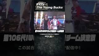 新日本プロレス『WRESTLE DYNASTY』(1.5) EVPs The Young Bucks #shorts