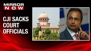 CJI sacks two SC assistant registrars over tampering with court order in Anil Ambani's Contempt Case