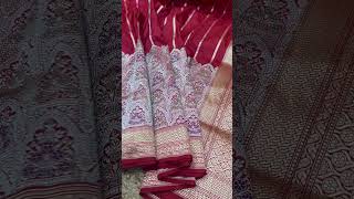 A Banarasi Masterpiece | Meraab Pattern Pure Katan Silk Saree  #katanbanarasisaree #saree #handloom