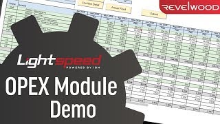 OpEX Module in Lightspeed | The Modules of Lightspeed