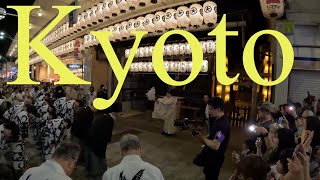 2023祇園祭前祭宵山日和神楽を散策　Walking Tour in Hiyori-Kagura of Gion Matsuri, Kyoto, Japan