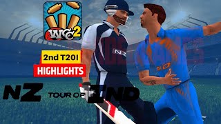 India vs New Zealand 2nd T20 Highlights | IND vs NZ WCC2 2023 Gameplay
