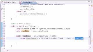 Java Game Development - 12 - Main Movie Loop
