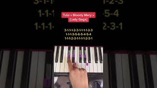 BLOODY MARY (WEDNESDAY) PIANO TUTORIAL