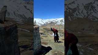 Monk's Miraculous Prayer on Himalayan Peak ️ | Breathtaking Nature \u0026 Spiritual Journey #viral #budha