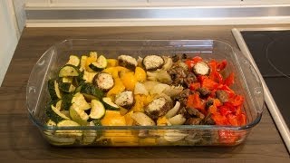 Antipasti-Platte selbst gemacht, einfach, schnell und lecker - Schritt für Schritt - Rezept / recipe