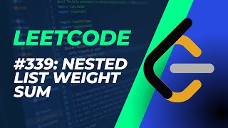 Leetcode 339 Medium: Nested List Weight Sum (Python)