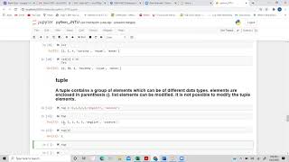 Lists,Tuple, Set,Mapping Datatypes in Python