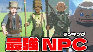 最強キャラ決定戦。【ゼルダの伝説ティアーズオブザキングダム　ティアキン 検証】最強NPCランキング