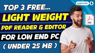 Best Free PDF Readers \u0026 Editors for Low-End Laptops In 2025 | Adobe Acrobat Pro DC Free Alternative