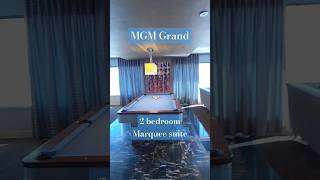 Room tour in 60 seconds - MGM Grand 2 bedroom Marquee suite #roomtour #onetake #vegas