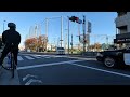 cycling 武蔵野線 府中本町~北府中~西国分寺~新小平 4k november 2024 字幕あり