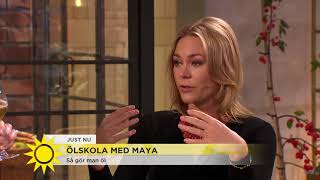 Ölskola med Maya: "Vi gör väldigt bra öl här i Sverige" - Nyhetsmorgon (TV4)