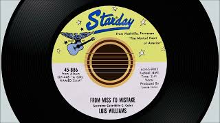 Lois Williams - From Miss To Mistake 1969  (60's Classic Country Females)