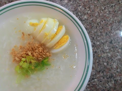 How To Cook The Perfect Congee or Lugaw (with boiled eggs on top) How To Cook The Perfect Congee or Lugaw (with boiled eggs on top)