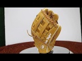 44 Pro Custom Baseball Glove Signature Series Tan White H web