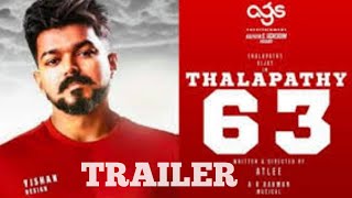 Thalapathy 63 Trailer/ Vijay/ Atlee/ Nayanthara/ ARRahman/ Sharukhan/ Jackie Shroff/ AGS