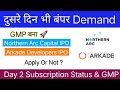 Arkade Developers IPO | Northern Arc Capital IPO | Day 2 Subscription Status | Apply Or Not ?