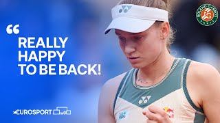 Elena Rybakina eases into round two! | French Open 2024 🇫🇷