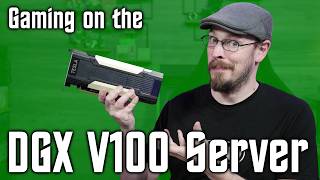 EIGHT GPUs in a Cloud Gaming Server - Nvidia DGX V100