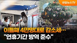 이틀째 4만명대로 감소세…\