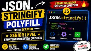 Build JSON.stringify Polyfill from Scratch | JavaScript Interview Level #coding