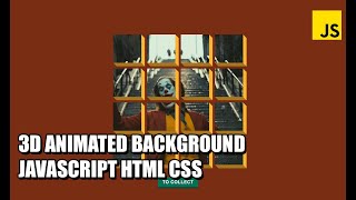 3D Animated Background | JavaScript HTML CSS