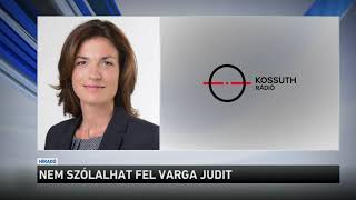 Nem szólalhat fel Varga Judit