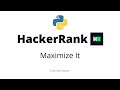 Maximize It  || HackerRank Solution