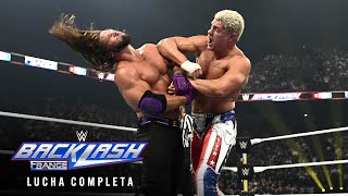 LUCHA COMPLETA: Cody Rhodes vs. AJ Styles: Backlash France