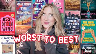 ranking the 25+ books i've read so far in 2026 📈📚